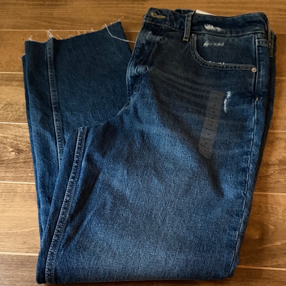 NWT Free Assembly The Super High Rise Straight Jeans - Size 12 - Picture 3 of 11